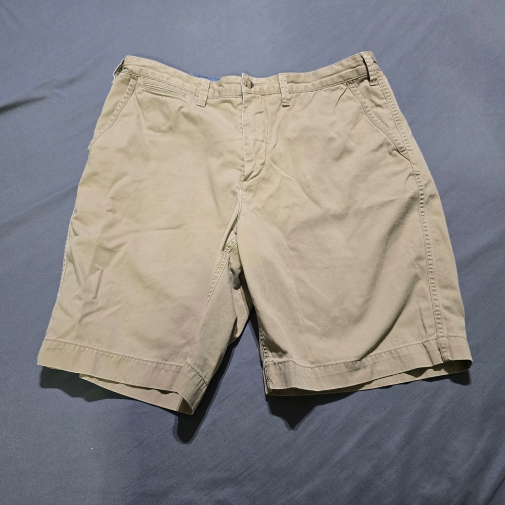 Polo Ralph Lauren Chino Shorts Mens 34 Tan Relaxed Fit Cotton Flat Front
